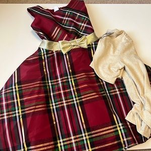 Beautiful girls Christmas/formal dress size 4T with sweater